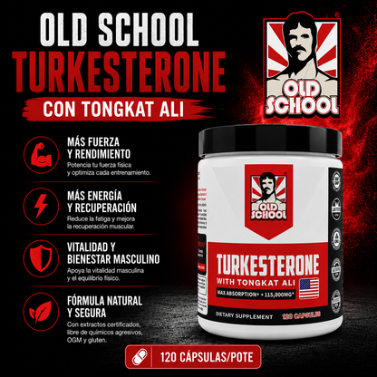 Old School™ - Turkesterone con Tongkat Ali